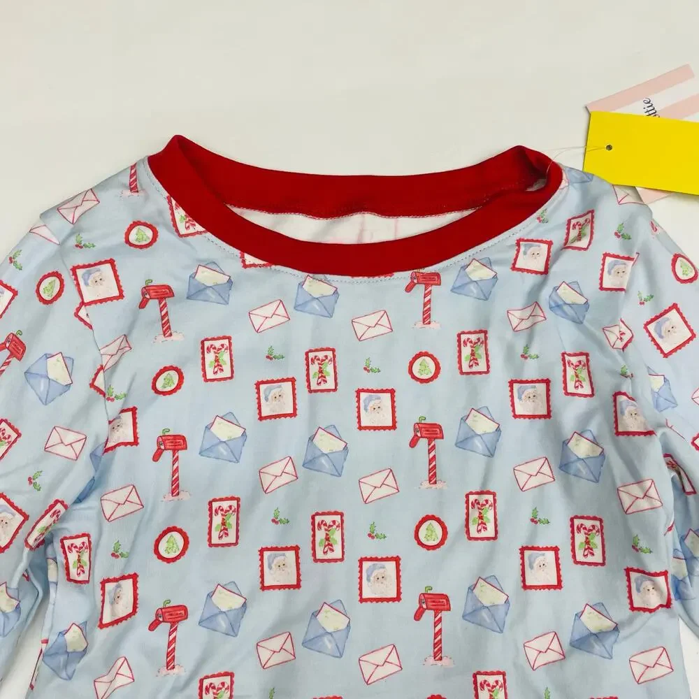 NWT James & Lottie Size 4T Letters to Santa Pajamas